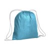 Sac à dos en coton 120 g/m2, avec fermeture à étranglement.