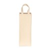 Sac pour une seule bouteille en coton recyclé de 250 g/m2