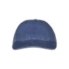 Casquette de base-ball en coton lavé à la pierre 260 g/m2, 6 panneaux