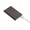 Power bank en aluminium 4000mAh. Max Output 5V-1000mA-Input 5V-1000mA