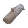 Serviette de plage/Fouta en coton recyclé 180 g/m2 certifiée GRS