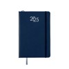 Agenda journalier 2025 avec couverture en PU et bande élastique