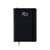 Agenda journalier 2025 avec couverture en PU et bande élastique