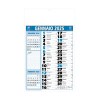 Calendrier mural mensuel 2024, 12 feuilles, sur papier couché, thermosoudé
