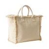 Sac en coton de 450 g/m2. Dote d'une fermeture zippee et d'une poche interieure