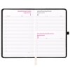 Agenda journalier 2026, couverture rigide en PU thermocollé avec piqûres sur les bords