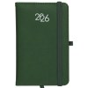 Agenda de poche hebdomadaire 2026, couverture rigide en PU thermocollé avec piqûres