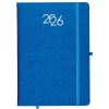 Agenda hebdomadaire 2026, couverture rigide en PU thermocollé avec piqûres