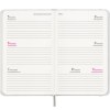 Agenda de poche hebdomadaire 2026, couverture rigide en carton laminé