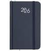 Agenda de poche hebdomadaire 2026, couverture rigide en carton laminé