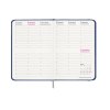 Agenda hebdomadaire 2026, couverture rigide en carton laminé