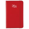 Agenda de poche hebdomadaire 2026 avec couverture rigide en PU