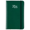 Agenda de poche hebdomadaire 2026 avec couverture rigide en PU