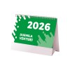Calendrier de bureau mensuel bicolore 2026, 13 feuilles en papier couché mat