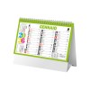 Calendrier de bureau mensuel multicolore 2026, 13 feuilles en papier couché mat