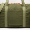 Sac de voyage en caneva recyclé. Bandoulière réglable et amovible avec boucles en métal