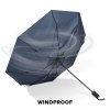 Taman Pongee 21" Parapluie pliable Ouverture et fermeture automatique