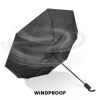Taman Pongee 21" Parapluie pliable Ouverture et fermeture automatique