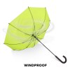 Verdure 190T Pongee 23" Parapluie à crochet coupe-vent Ouverture automatique