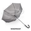Verdure 190T Pongee 23" Parapluie à crochet coupe-vent Ouverture automatique