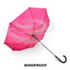 Verdure 190T Pongee 23" Parapluie à crochet coupe-vent Ouverture automatique