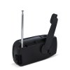 SafeSound Radio d'urgence solaire avec manivelle