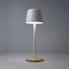 Lampe de table Solis à intensité variable avec pied en bambou