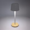 Lampe de table Solis à intensité variable avec pied en bambou