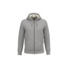 Sweat-shirt écoresponsable zippé doublé en sherpa unisexe