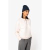 Sweat-shirt écoresponsable quart zip col polo à épaules tombantes unisexe