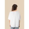 T-shirt écoresponsable slub oversize femme