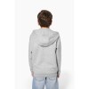 Sweat-shirt recyclé zippé à capuche enfant