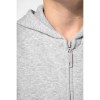 Sweat-shirt recyclé zippé à capuche enfant
