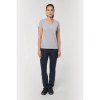 T-shirt écoresponsable col V antibactérien femme