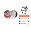Badge bouton avec puce nfc - 45 mm