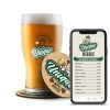 Sous-verre bois avec puce nfc - puht impression uv