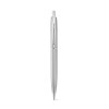 DOOLI. Stylo à bille en acier inoxydable (53 % recyclé), avec corps brillant