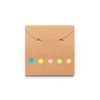AINSLEY. Set de bureau 2 en 1, fabriqué à partir de papier 100 % recyclé, avec 6 blocs-notes autocollants