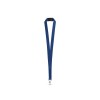 LEEDS. Lanyard en polyester avec fermoir de sécurité