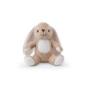 BUGS. Peluche en polyester en forme de lapin, avec son propre tissu pour la personnalisation