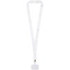 Tour de cou porte-téléphone Addie avec lanière de sécurité détachable et impression par sublimation