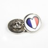 Pin's ROND 25 mm - France
