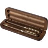 Coffret de stylos en bois de noyer Adelina