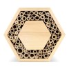 Ruche en bois FSC hexagonal