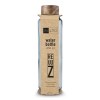 Bouteille d'eau en verre recyclé InSideOut ReuuZ avec bouchon en bois 650 ml