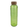 Bouteille d'eau en verre recyclé InSideOut ReuuZ avec bouchon en bois 650 ml