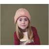 Bonnet enfant à large rabat avec empiècement