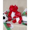 Peluche dragon rouge