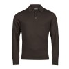 Polo manches longues en laine