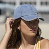 Casquettes 6 pans en coton denim